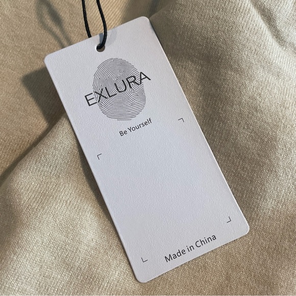 EXLURA Women's Boat Neck Sweater Off Shoulder Batwing Long Sleeve Tie Knot 2XL - Picture 2 of 3